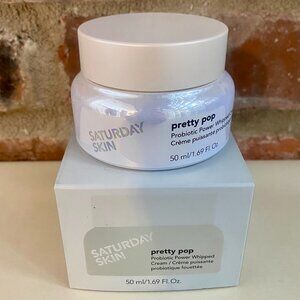 Saturday Skin Pretty Pop Probiotic Power Whipped Cream Moisturizer New Full 50mL